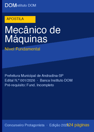 Apostila Mecânico de Máquinas
